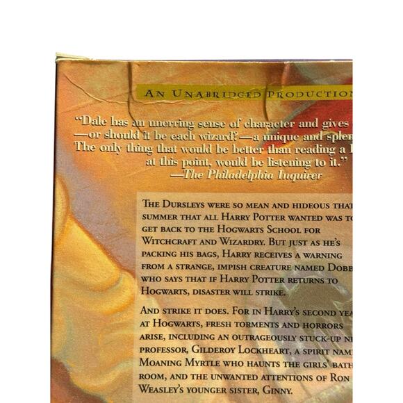 Harry Potter The Chamber Of Secrets Unabridged - 6 Cassette Tapes - JK Rowling - Picture 4 of 5